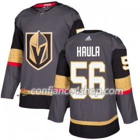 Adidas Maillot de Hockey Vegas Golden Knights Erik Haula 56 2017-2018 Gris Authentic - Homme